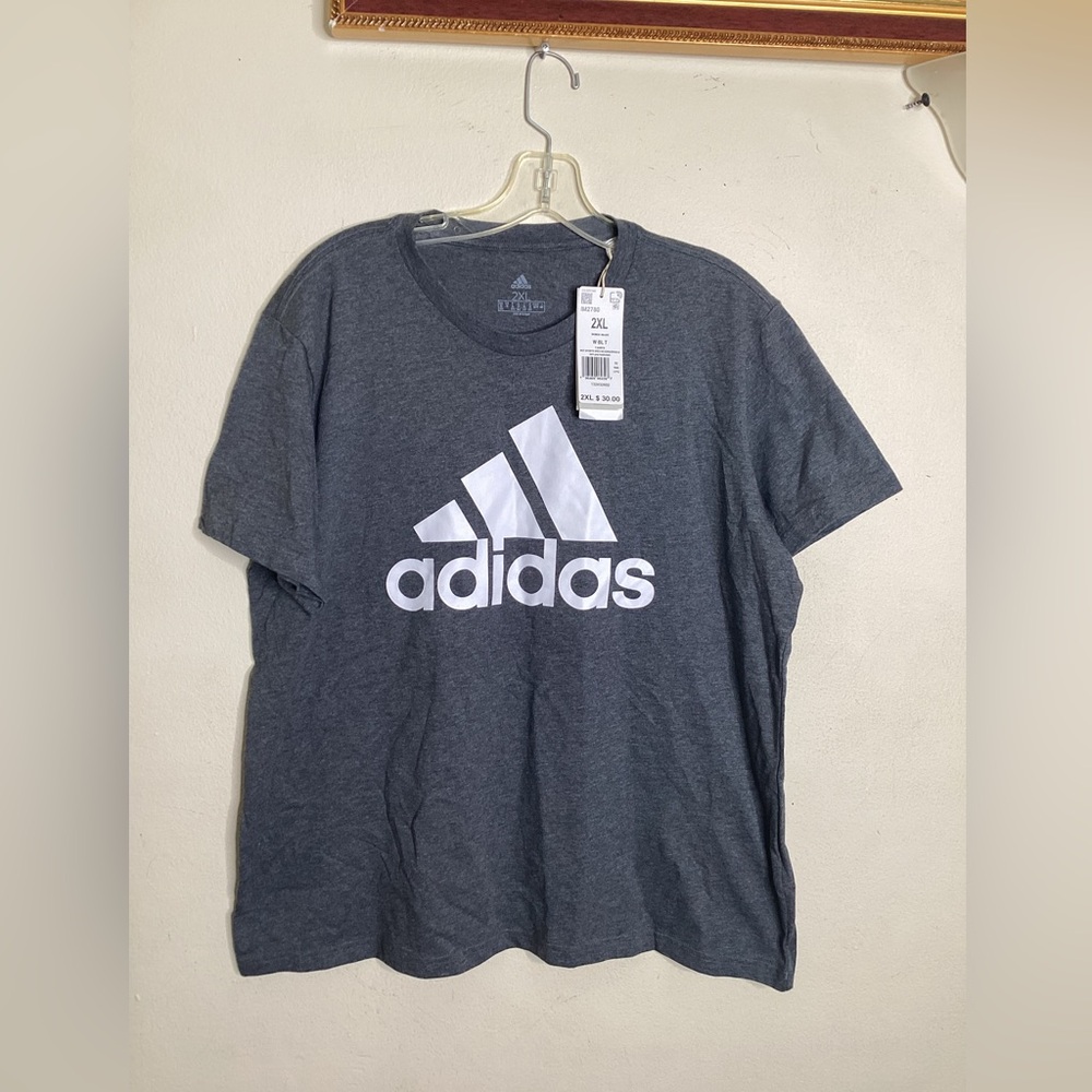Adidas Women's Essentials Logo T-Shirt Dark Gray
